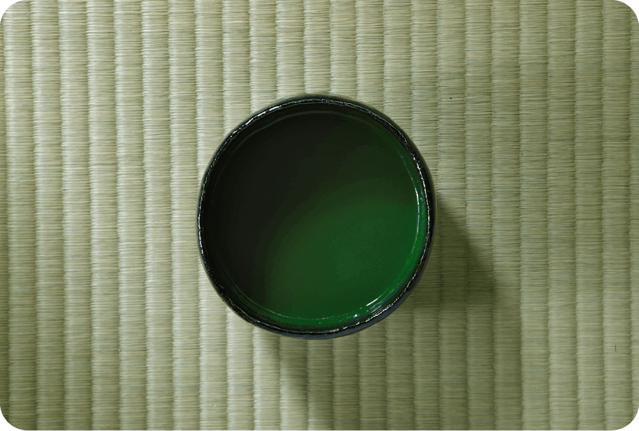 茶会で使う高品質抹茶「お濃茶」を使用
